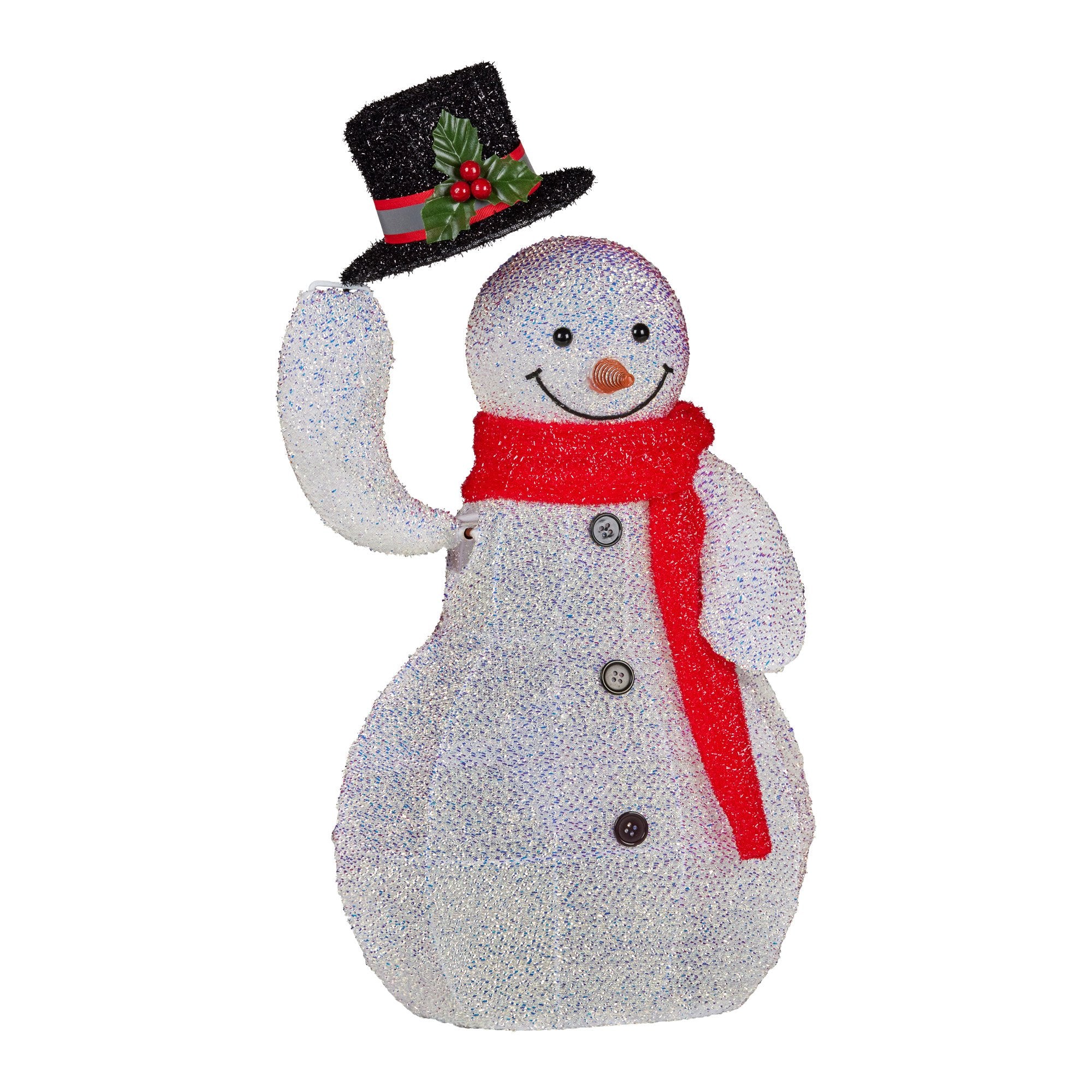 Christabelle 51cm Animated Snowman Christmas Display Decoration Led Lights Xmas