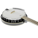Karrera 6 String Resonator Banjo - Black