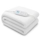 Laura Hill Single Electric Heated Underlay Blanket Fleecy Fabric with Timer