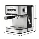 Pronti 1.6L Automatic Coffee Espresso Machine with Steam Frother