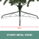 Christabelle 1.2m Pre-Lit LED Artificial Christmas Tree with Snow Tipped Needles Pine Cones Stand
