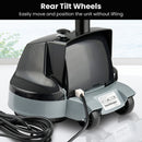 Kartrite Hauskeeper Gen2 5-in-1 Black Electric Floor Polisher Hard Waxer Buffer Scrubber Cleaner 240v With Twin Rotating Brushes 6m Power Cord