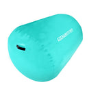 Powertrain Inflatable Air Barrel Gymnastics Roller 120cm x 75cm - Mint Green PVC Tumbling Mat for Flips & Balance