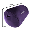 Powertrain Sports Inflatable Air Exercise Roller Gymnastics Gym Barrel 120 x 75cm Purple