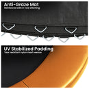 Kahuna 14ft Replacement Trampoline Safety Pad Cover and Jumping Spring Mat - Orange