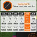 Kahuna 14ft Replacement Trampoline Safety Pad Cover and Jumping Spring Mat - Orange
