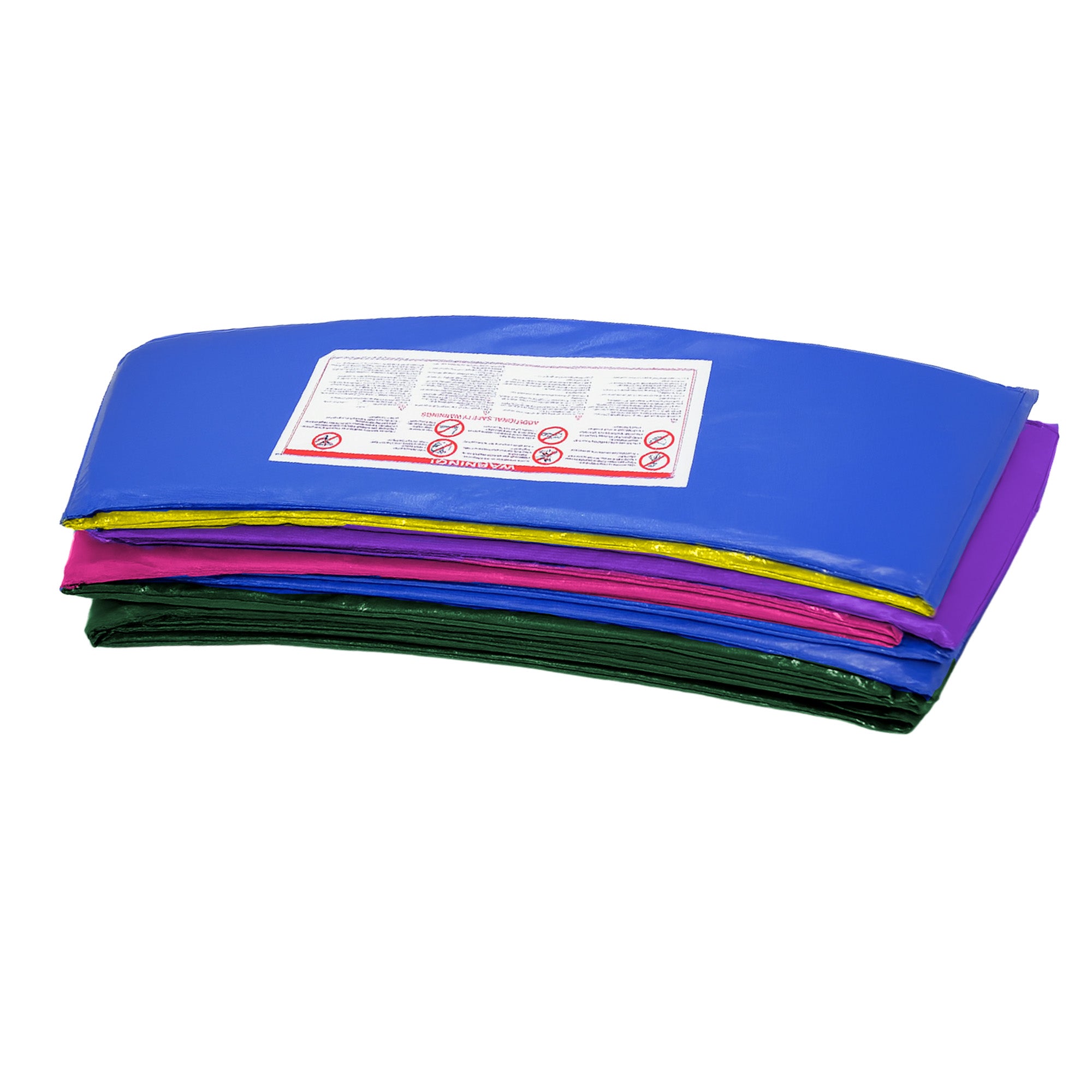 Kahuna 14ft Replacement Trampoline Safety Pad Cover and Jumping Spring Mat - Rainbow