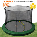 Kahuna 14ft Trampoline Pad and Net in Green