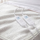 Laura Hill Queen Electric Heated Underlay Blanket Fleecy Fabric with Timer