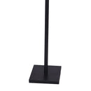 Sarantino Dual LED Floor Lamp Adjustable Black Metal & Brushed Gold Twin Reading Task Standing Light for Home Office