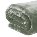 Laura Hill 600-GSM Mink Blanket Queen Size Double-Sided Soft Plush Bed Faux Throw Rug 220 X 240cm Sage