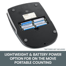 Ratiotec Digital Coin Note Money Counter Currency Scales Australian Notes Portable - Made In Germany