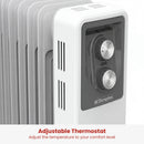 Dimplex 2.4kW Oil Column Heater with Turbo Fan 9 Fin Portable Radiator