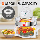 Pronti 17l Digital Turbo Convection Oven Electric Cooker Air Fryer 1400w Cook