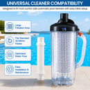 HydroActive Inline Pool Leaf Canister Debris Catcher Trap Basket for Suction Side Automatic Pool Vacuum Cleaners