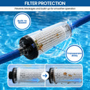 HydroActive Inline Pool Leaf Canister Debris Catcher Trap Basket for Suction Side Automatic Pool Vacuum Cleaners