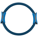 Powertrain 40cm Pilates Ring Magic Fitness Circle Dual Grip Handles for Yoga Core Thigh Workout Resistance - Blue