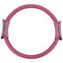 Powertrain 40cm Pilates Ring Magic Fitness Circle Dual Grip Handles for Yoga Core Thigh Workout Resistance - Pink