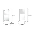 Pronti Heated Towel Rack Electric Bathroom Towel Rails Warmer Ev-160- Silver