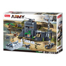 Sluban B0861 Model Kit WWII Atlantic Wall Coastal Bunker Defense Normandy DDay Military Base Outpost Army DIY Set Toy