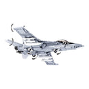 Sluban B0928 Model Kit FA18 Super Hornet Fighter Jet Plane RAAF Military Air Force Building Blocks Super Bumblebee DIY