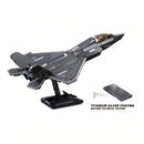 Sluban B1186 Model Kit 1:44 J35 Carrier Fighter Chinese Stealth Jet Plane Modern PLAAF Building Blocks DIY Set Toy