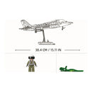 Sluban B1186 Model Kit 1:44 J35 Carrier Fighter Chinese Stealth Jet Plane Modern PLAAF Building Blocks DIY Set Toy