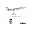 Sluban B1187 Model Kit 1:44 J20 Mighty Dragon Chinese Stealth Fighter Jet Plane Modern PLAAF Building Block DIY Set Toy