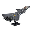 Sluban B1187 Model Kit 1:44 J20 Mighty Dragon Chinese Stealth Fighter Jet Plane Modern PLAAF Building Block DIY Set Toy