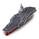 Sluban B1188 Model Kit 1:450 Aircraft Carrier Fujian Type 003 Chinese PLAN Warship Navy Vessel Boat Blocks DIY Set Toy