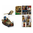 Sluban B1532 Model Kit 44cm Battle Of Sainte Mere Eglise D-Day WWII Paratrooper Army Building Blocks DIY Set Toy