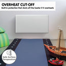 Nobo 2000W T2-NTL4T20 Electric Panel Heater with Timer Tilt Switch Silent Operation & Allergy-Free - Refurbished