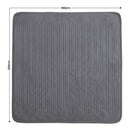 Laura Hill XL Electric Heated Blanket Throw Soft Coral Fleece with 10 Heat Settings - Grey