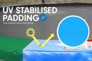Kahuna 6ft Trampoline Replacement Pad Round - Rainbow