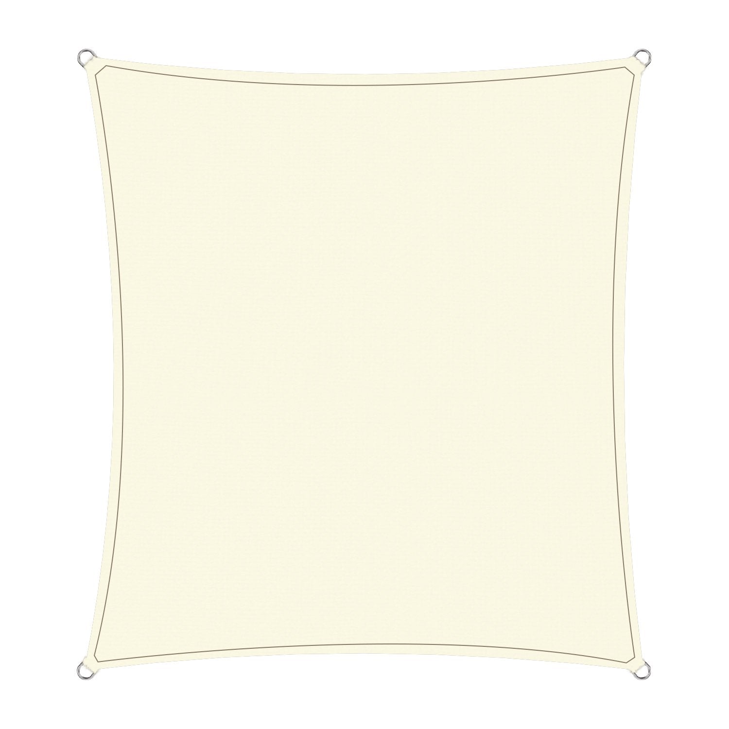 Wallaroo Waterproof Outdoor Shade Sail Sun Cloth Square 2.5x2.5M