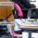 Powertrain 34.5cm Inflatable Stability Disc Balance Wobble Cushion Pink - Sensory Core Trainer for Yoga Pilates Rehab