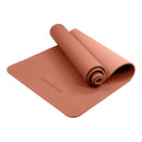 Powertrain 6mm Non-Slip TPE Yoga Mat Double Layer Exercise Pilates Fitness Workout Mat with Carry Strap - Pink