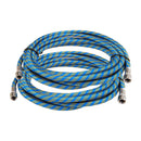2X Air Brush Hose Rubber Braided Compressor 1/8in 3M