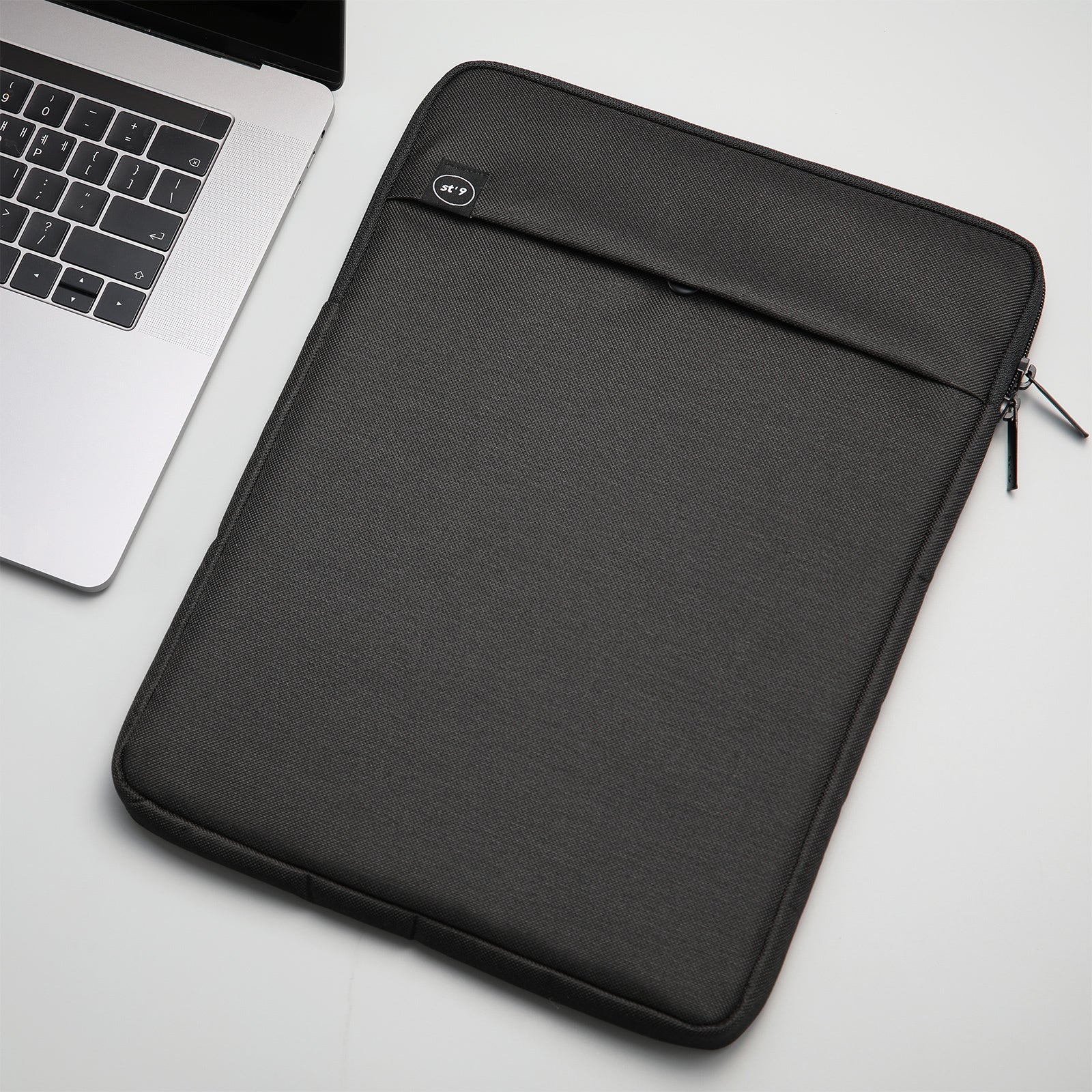 15 inch Laptop Sleeve Padded Travel Carry Case Bag L size LUKE BLACK