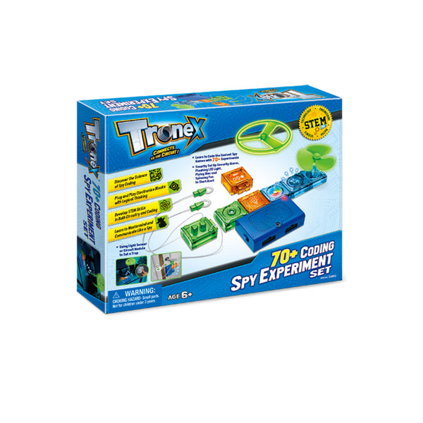 Tronex 70+ Coding Spy Experiment Set STEM Toy Build Your Own Learning Kit