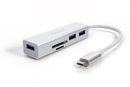 OXHORN AD-U31-H3C Type C to USB3.0 HUB+Card Reader