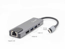 OXHORN AD-U31-LHUC USB3.1 Type C Multi Adapter (5-in-1)