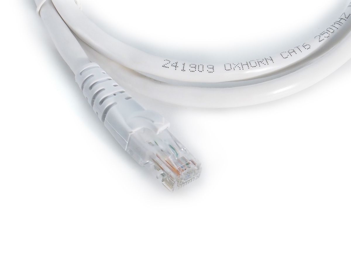 OXHORN CB-CAT6-W020 Network Cable Cat6 20m White