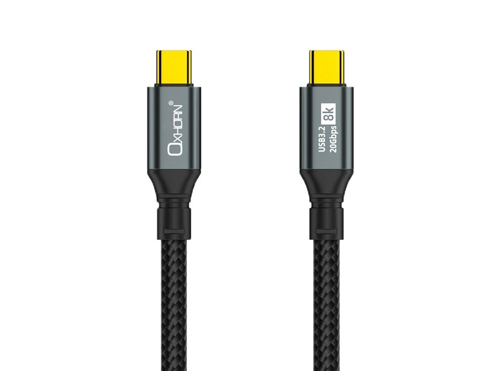 OXHORN CB-CC-321 USB C 3.2 Gen 2x2 Cable 1m