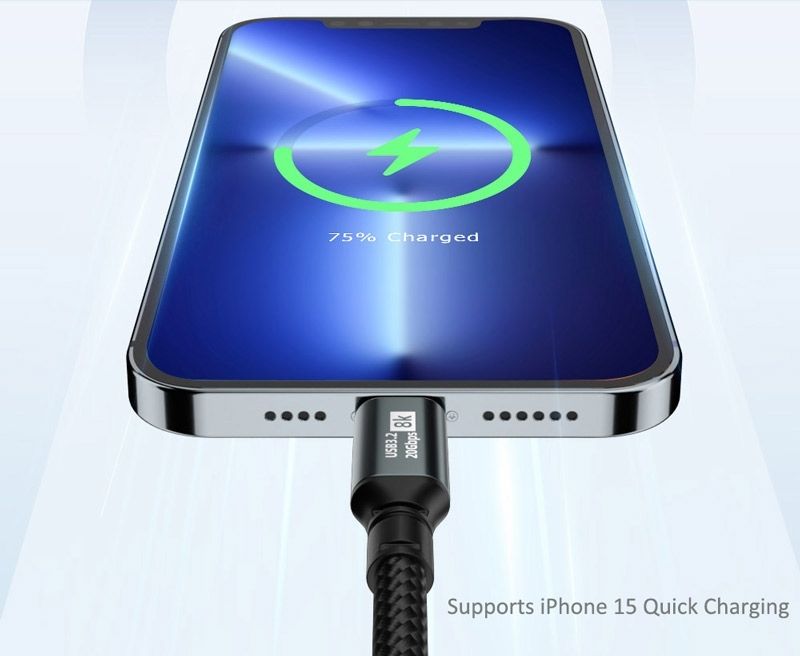 OXHORN CB-CC-322 USB C 3.2 Gen 2x2 Cable 2m