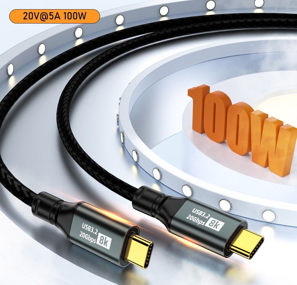 OXHORN CB-CC-323 USB C 3.2 Gen 2x2 Cable 3m