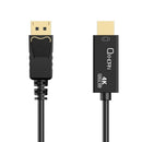 OXHORN CB-DP-HDMI-03 DisplayPort to HDMI Cable 4K, 3m