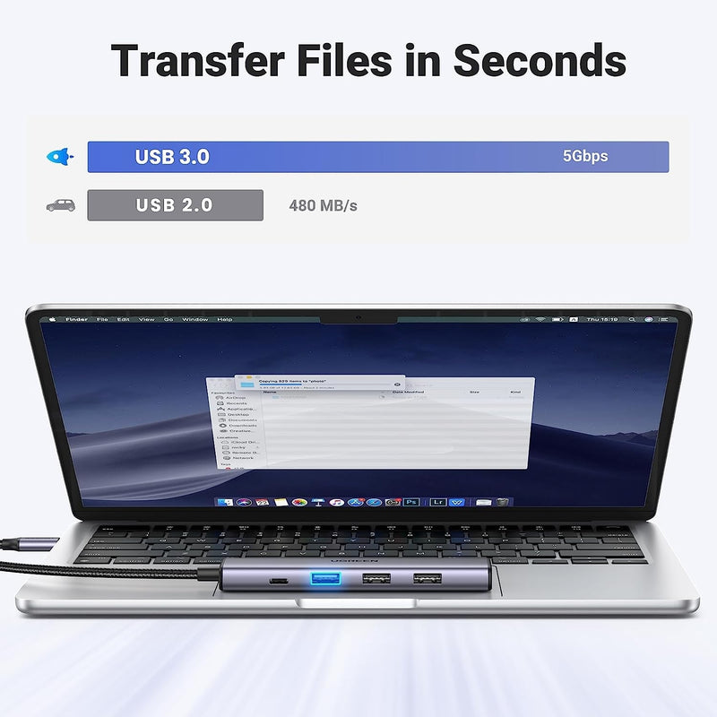 UGREEN 15495 5-in-1 USB-C Hub with 4K HDMI