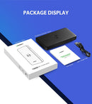 UGreen 10000mAh Power bank with 10W QI Wireless Charging Pad - Black 50578