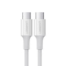 UGREEN 60552 USB-C 2.0 to TYPE-C Male to Male Data Cable 5A 2M White